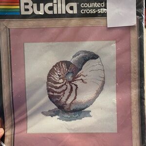 Bucilla Cross Stitch Nautilus Shell 40258 Crafts Crafting Beach Sea Shells